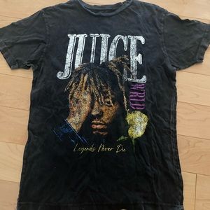 Juice wrld aesthetic black tee
